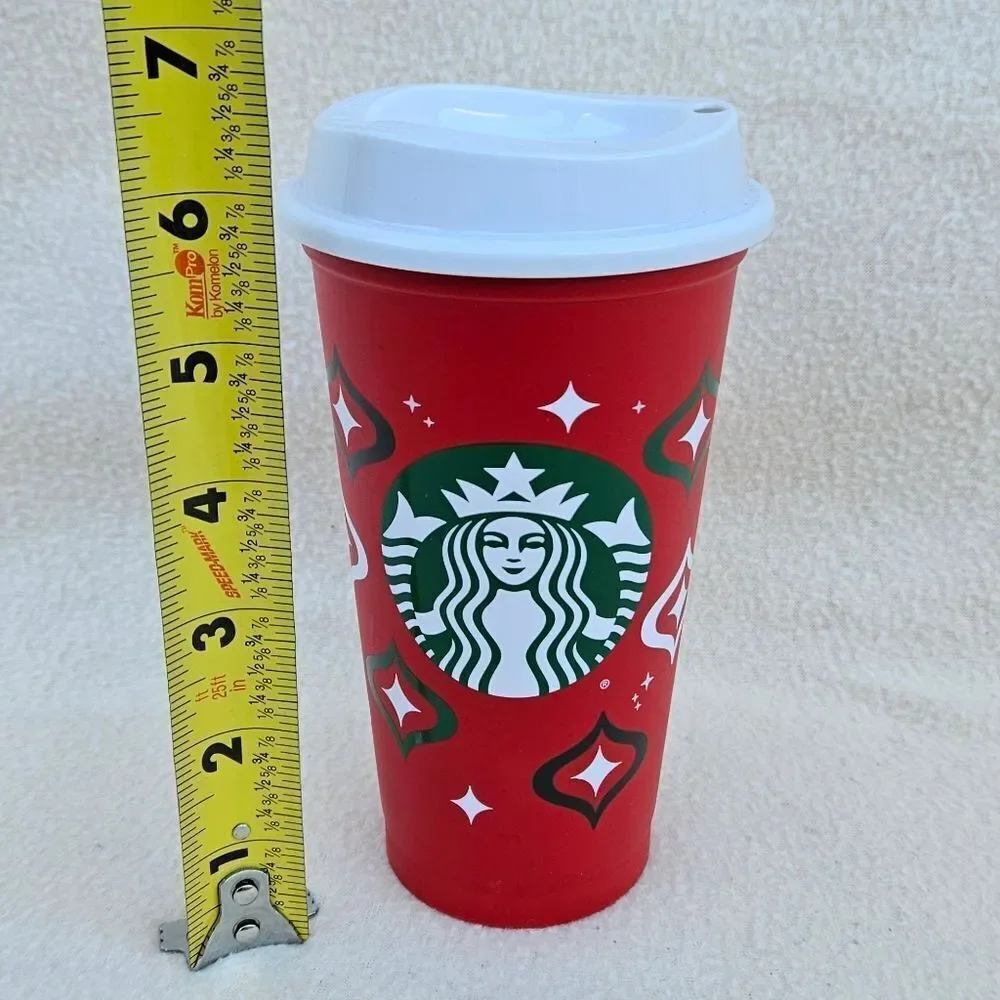 Starbucks Holiday Reusable Cup With Lid 16oz